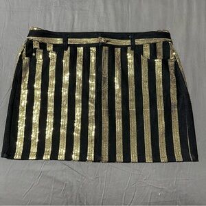 Michael Kors Gold Sequins Skirt